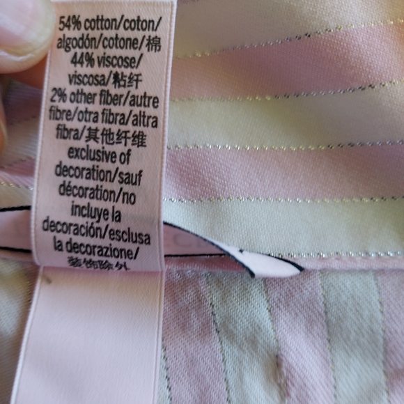 Victoria secret Flanel tie Romper size XL New - Picture 15 of 15